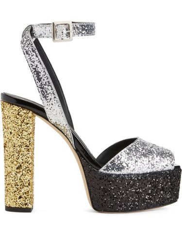 Sandales Betty 140 mm ornées de paillettes - Giuseppe Zanotti - Modalova