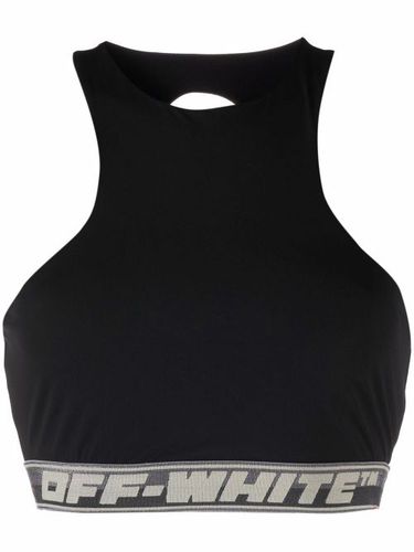 Brassière de sport à bande logo - Off-White - Modalova