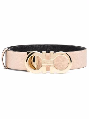 Ceinture Gancini à design réversible - Ferragamo - Modalova