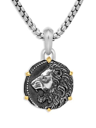 Pendentif Leo en or 18ct et sterling (33 mm) - David Yurman - Modalova