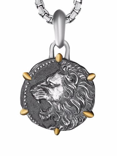 Pendentif Leo en or 18ct et sterling (33 mm) - David Yurman - Modalova