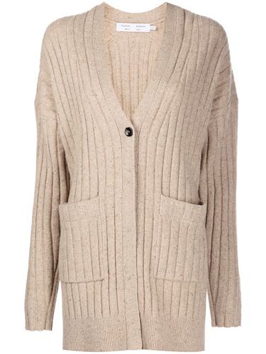 Cardigan en maille nervurée à col v - Proenza Schouler White Label - Modalova