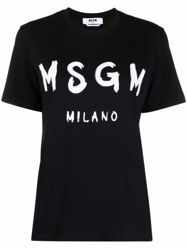 T-shirt à logo imprimé - MSGM - Modalova