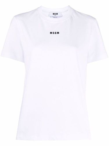 T-shirt à logo imprimé - MSGM - Modalova