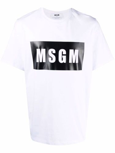 T-shirt à logo imprimé - MSGM - Modalova