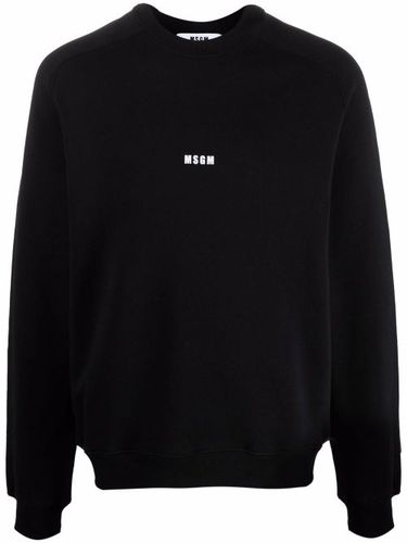 MSGM sweat à logo imprimé - Noir - MSGM - Modalova