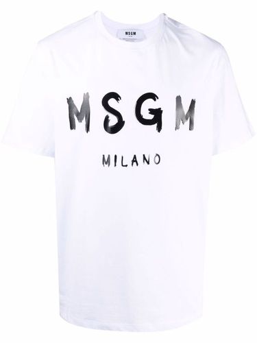 T-shirt à logo imprimé - MSGM - Modalova