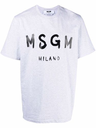 T-shirt à logo imprimé - MSGM - Modalova