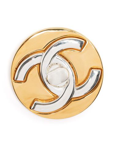 Broche à logo CC (1997) - CHANEL Pre-Owned - Modalova