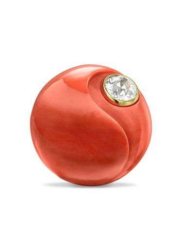 Bague Art Deco en 18ct ornée de diamants - Sterlé - Modalova