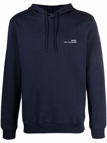 Hoodie à logo imprimé - A.P.C. - Modalova