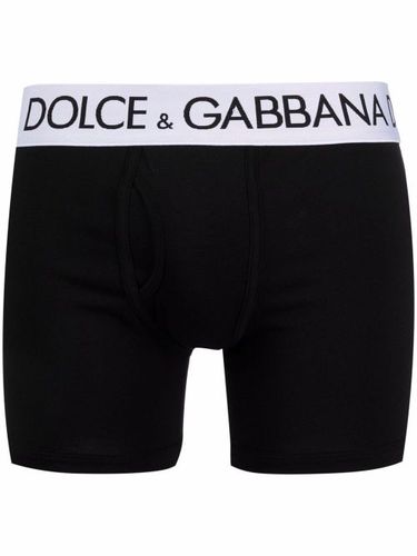 Boxer à taille à logo - Dolce & Gabbana - Modalova