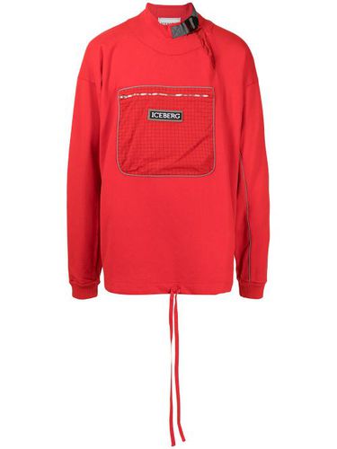 Iceberg sweat à patch logo - Rouge - Iceberg - Modalova