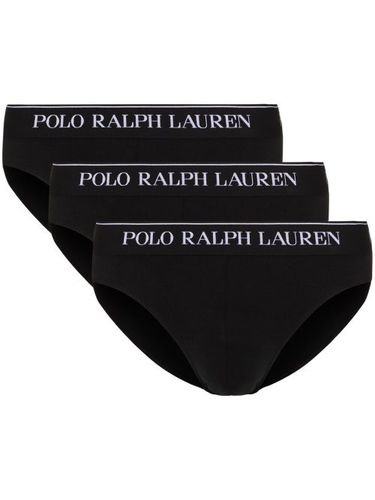 Lot de trois slips à taille à logo - Polo Ralph Lauren - Modalova