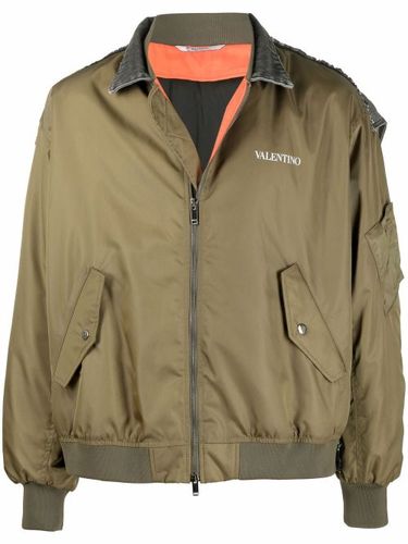 Veste bomber à logo imprimé - Valentino Garavani - Modalova