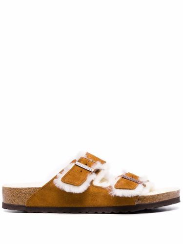 Sandales à doublure en peau lainée - Birkenstock - Modalova