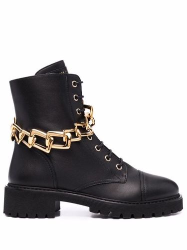 Bottes en cuir à lacets - Giuseppe Zanotti - Modalova