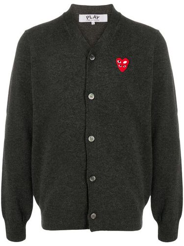 Cardigan à patch logo - Comme Des Garçons Play - Modalova