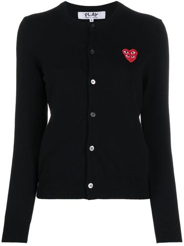 Cardigan à patch logo - Comme Des Garçons Play - Modalova