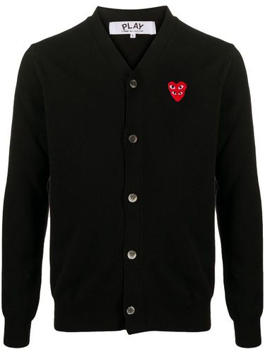 Cardigan à patch logo - Comme Des Garçons Play - Modalova