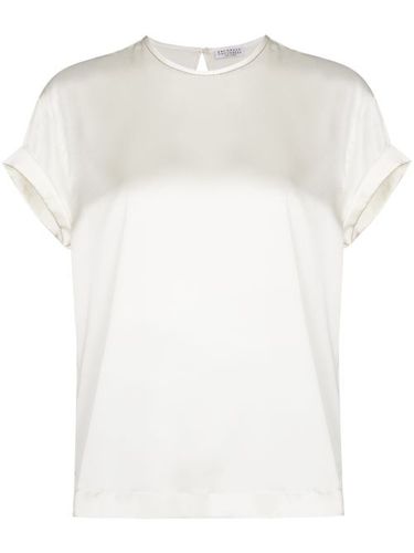 T-shirt en soie - Brunello Cucinelli - Modalova