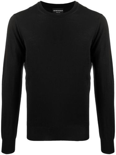 Emporio Armani pull à col v - Noir - Emporio Armani - Modalova