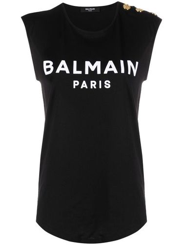 Haut à détails boutonnés - Balmain - Modalova