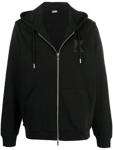 Hoodie zippé à K brodé - Karl Lagerfeld - Modalova