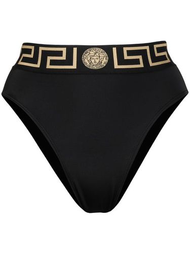 Bas de bikini Greca Border à taille haute - Versace - Modalova