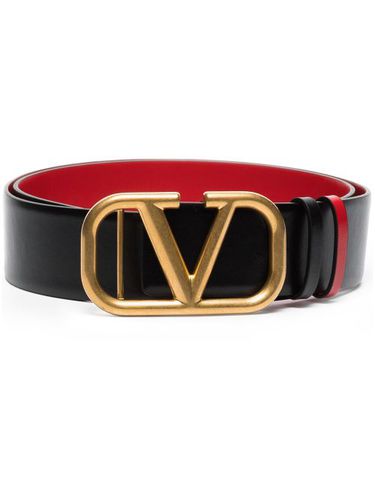 Ceinture VLogo Signature 40mm à design réversible - Valentino Garavani - Modalova