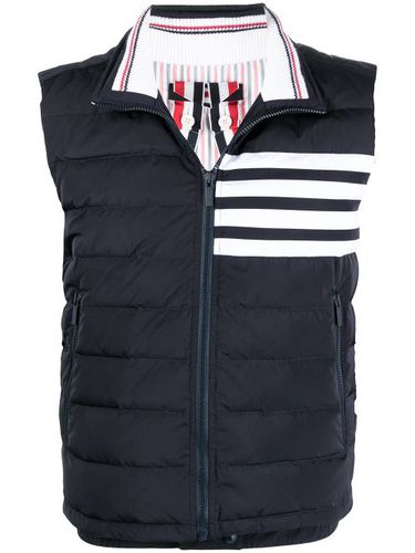 Gilet matelassé à détail 4 bandes - Thom Browne - Modalova