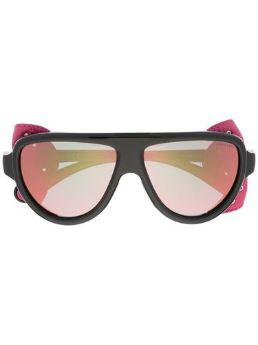 Lunettes de soleil à monture ovale - Moncler Eyewear - Modalova