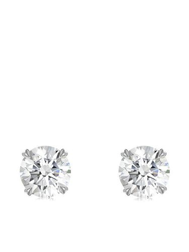 Puces d'oreilles Windsor en or blanc 18ct - Pragnell - Modalova