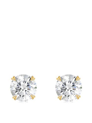 Puces d'oreilles Windsor en blanc 18ct à diamant - Pragnell - Modalova
