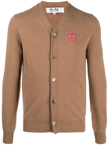 Cardigan à patch logo - Comme Des Garçons Play - Modalova