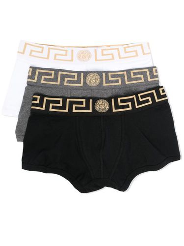 Lots de trois boxers à bordures Greca - Versace - Modalova