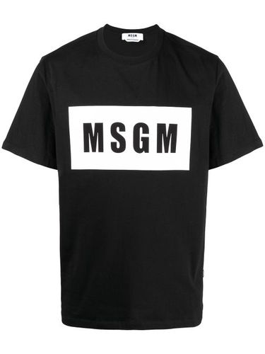 T-shirt à logo imprimé - MSGM - Modalova