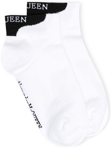 Chaussettes à logo brodé - Alexander McQueen - Modalova