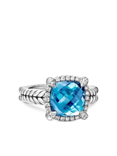 Bague Châtelaine en sterling sertie de topaze et diamants - David Yurman - Modalova
