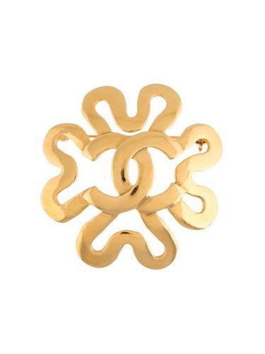 Broche à fleur CC (1995) - CHANEL Pre-Owned - Modalova