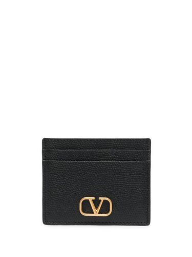 Porte-cartes VLogo Signature en cuir - Valentino Garavani - Modalova