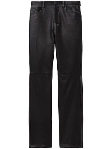 Pantalon droit en cuir - Proenza Schouler White Label - Modalova