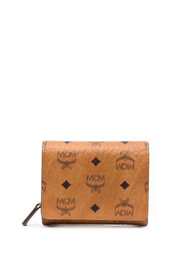 Portefeuille à imprimé monogrammé - MCM - Modalova