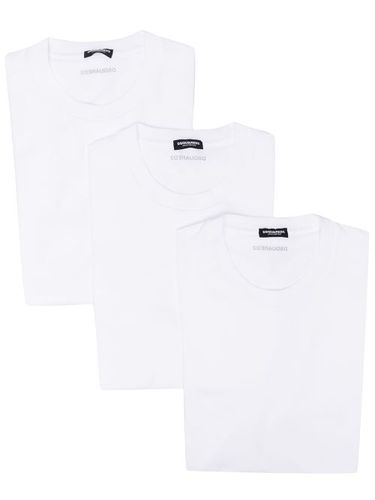 Lot de trois t-shirts à col ras-de-cou - DSQUARED2 - Modalova