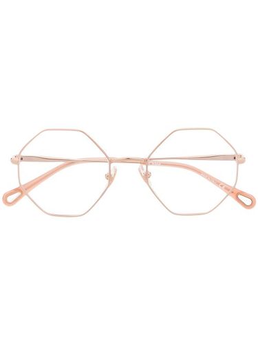 Lunettes de vue à monture structurée - Chloé Eyewear - Modalova