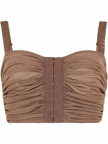 Haut crop à design drapé - Dolce & Gabbana - Modalova