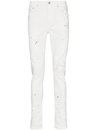 Jean skinny à effet taches de peinture - Purple Brand - Modalova