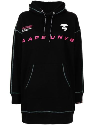 Robe-hoodie à logo imprimé - AAPE BY *A BATHING APE® - Modalova