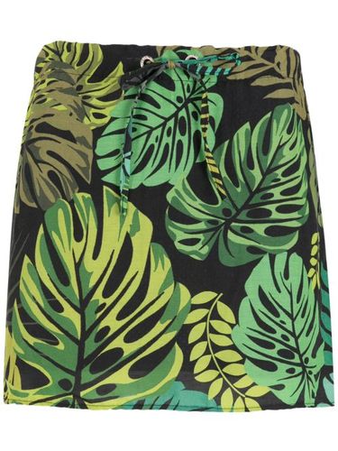 Jupe à imprimé tropical - Amir Slama - Modalova