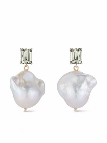 Boucles d'oreilles pendantes en 14ct à ornements de perles - Mateo - Modalova